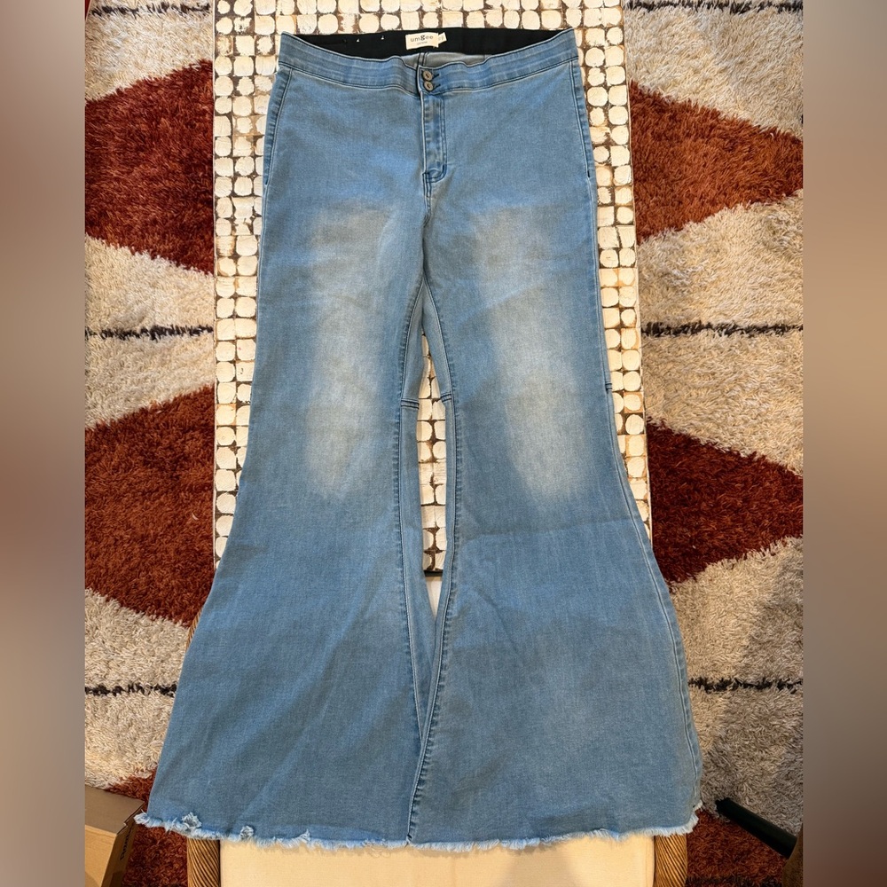 Umgee Light Blue Flare Jeans